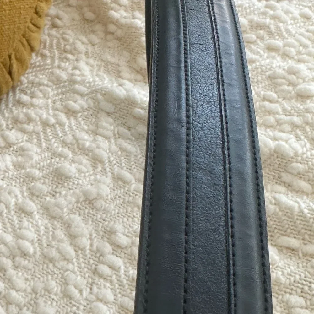Nautica black leather